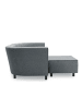 58 aufm Kessel GARTENLOUNGE Set 2 Brandie 206x77x176 mit Outdoorbezug in dunkelgrau