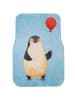 Mr. & Mrs. Panda Auto Teppich Pinguin Luftballon ohne Spruch in Eisblau