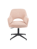DUBI Möbel 2er-Set: Bürostuhl Mika-Bryn in Rosa - (B)60 x (H)84 x  (T)65 cm