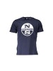North Sails Blaues Baumwoll-T-Shirt