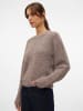 Vero Moda Strickpullover in Brown Lentil