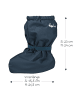 Playshoes Regenfüßlinge mit Fleecefutter - Marine in blau