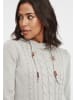 Oxmo Strickpullover OXCable in Grau