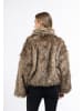 DreiMaster Klassik Faux Fur Jacke in Braun