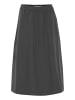 b. young BYMMIDDE LONG SKIRT - LIGHT WOVEN Loose fit in Dark Grey Mel. Pinstripe Mix