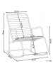 Beliani Schaukelstuhl TURI in Schwarz - (W) 66 x (H) 92 x (L) 96 cm
