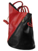 Samantha Look Rucksack echt Leder in rot