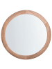 Beliani Wandspiegel LASALLE in Braun - (W) 76 x (H) 76 x (L) 2 cm