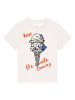 wat? Apparel T-Shirt Ice cream in Off White