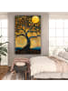 OnlyWow Leinwand Bilder Vollmond