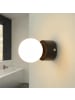 Licht-Erlebnisse Wandlampe (B)6.5 x (H)8 cm in Schwarz Weiß
