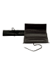Windrose Nappa Schmuckkasten Leder 23.5 cm in schwarz
