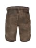 Stockerpoint Lederhose kurz Edgar in Braun