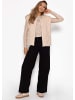 SASSYCLASSY Mesh Langarmshirt Set in Schwarz-Creme