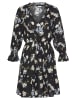 LASCANA Druckkleid in schwarz-bedruckt