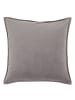 Chic Antique Aix Kissebezug Velour 50x50cm in thunder grey