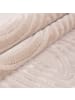 KADIMA DESIGN Teppich Kurzflor Raumtiefe-Muster Polypropylen Wohnzimmer in Beige