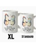 Mr. & Mrs. Panda XL Tasse Pinguin Beste Großeltern der Welt mit ... in Weiß