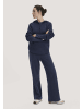 Hessnatur Fleece Hoodie in mitternachtsblau