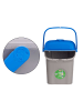 Stefanplast Mülleimer für Mülltrennung, 28 l in Blau, (B) 38,5 x (H) 37 x (L) 41 cm