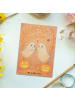 Mr. & Mrs. Panda Postkarte Gespenster  Liebe  Design ohne Spruch in Weiß