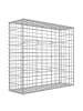 SONGMICS Gabione Patya in Silbern - (B)100 x (H)90 x (T)30 cm