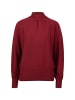 Zero  Feinstrickpullover mit Stehkragen in Cabernet