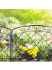 relaxdays 4x Beetzaun in Schwarz - (H)41,5 cm