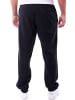 RESLAD Baumwollhose Freizeithose lang in schwarz