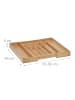 relaxdays Besteckkasten in Natur- (B)50 x (H)5 x (T)45 cm