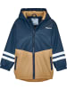 Playshoes Regenjacke Fleece-Futter in marine/braun