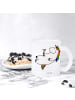 Mr. & Mrs. Panda Tasse Einhorn Blümchentail ohne Spruch in Transparent