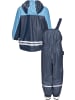 Playshoes Regen-Anzug mit Fleece-Futter in Marine