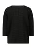 BETTY & CO Sweatpullover mit Lurexfaden in Schwarz