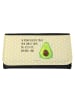 Mr. & Mrs. Panda Portemonnaie Avocado Glücklich mit Spruch in Gelb Pastell