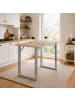 VCM  Holz Bartisch Stehtisch Tisch Tresen Xona 138x80 cm in Silber / Sonoma-Eiche