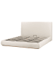Beliani Doppelbett CAMPAGNE in Beige - (W) 199 x (H) 114 x (L) 232 cm