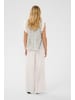 Cream Kurzarm-Bluse CRMilana Regular fit in Black White Check