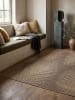 KADIMA DESIGN Teppich flachgewebt Floral flachgewebt pflegeleicht Wohnzimmer Flur in Natur