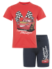 Kidsworld Shirt & Shorts in rot+schwarz