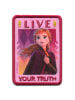 Disney Anna Live Your Truth  Applikation Bügelbild inRot