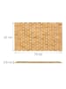 relaxdays Badematte in Natur - 70 x 42 cm