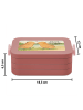 Mr. & Mrs. Panda Lunch Box Capybara Liebe Design mit Spruch in Rot Pastell