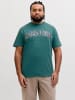 JACK & JONES PLUS T-shirt in Atlantic Deep