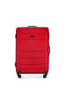 Wittchen Medium suitcase and cosmetic case made of textured in Red