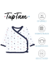TupTam Baby Langarm Wickelshirt 5er Set in beige/blau