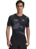 Under Armour Sportshirt "Heatgear Armour Printed T-Shirt" in Schwarz