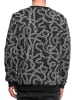 Rusty Neal Jacquard Sweater im Iron Design in Schwarz