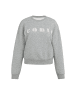 YAYA SOFT SWEATER WITH CHEST ARTWORK ICONIC in Iron Grey Dessin