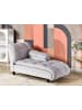 Beliani Chaiselongue LORMONT in Grau - (W) 141 x (H) 76 x (L) 70 cm
